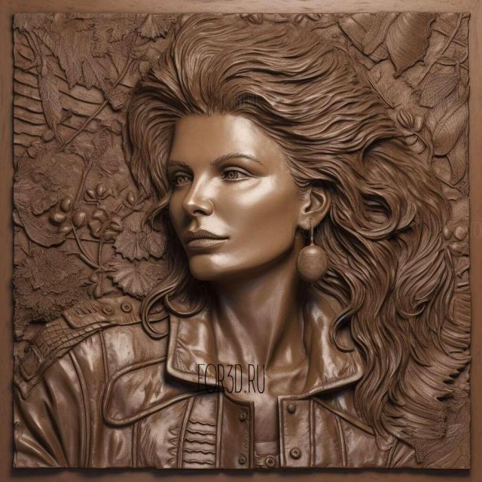 Shania Twain 2 stl model for CNC